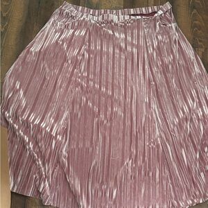 LuLaRoe Elegant Rose Velvet Skirt